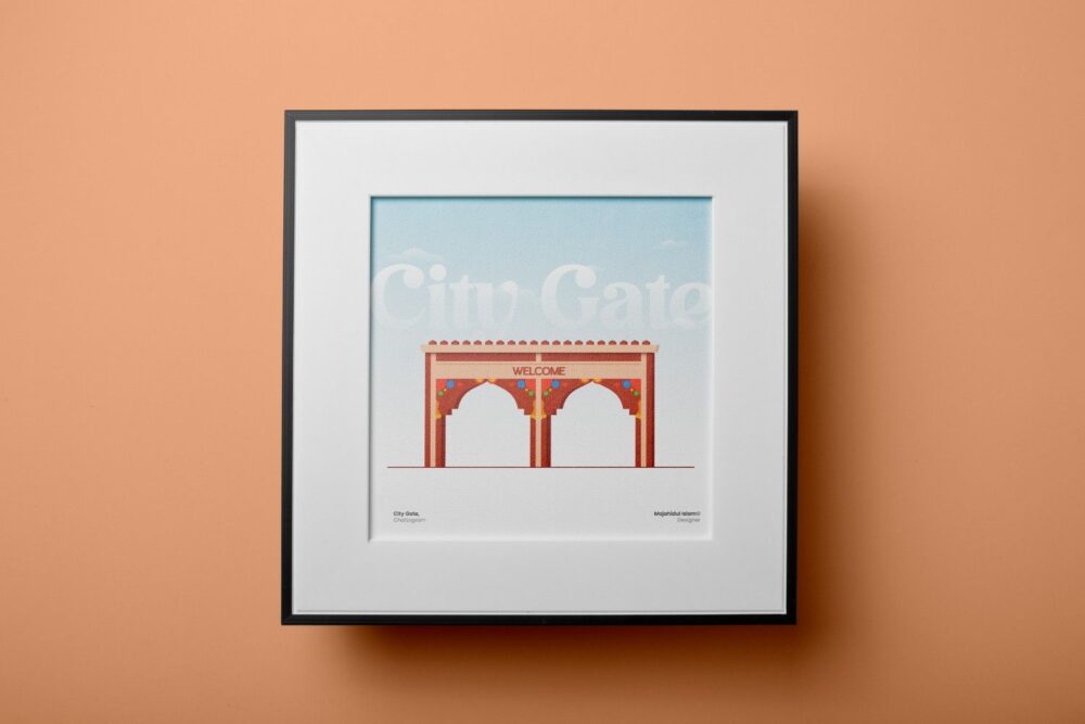 City Gate illustrated Frame